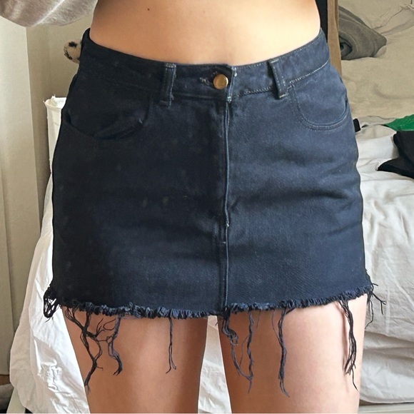 Mini mini Denim Skirt American Apparel - Picture 1 of 5
